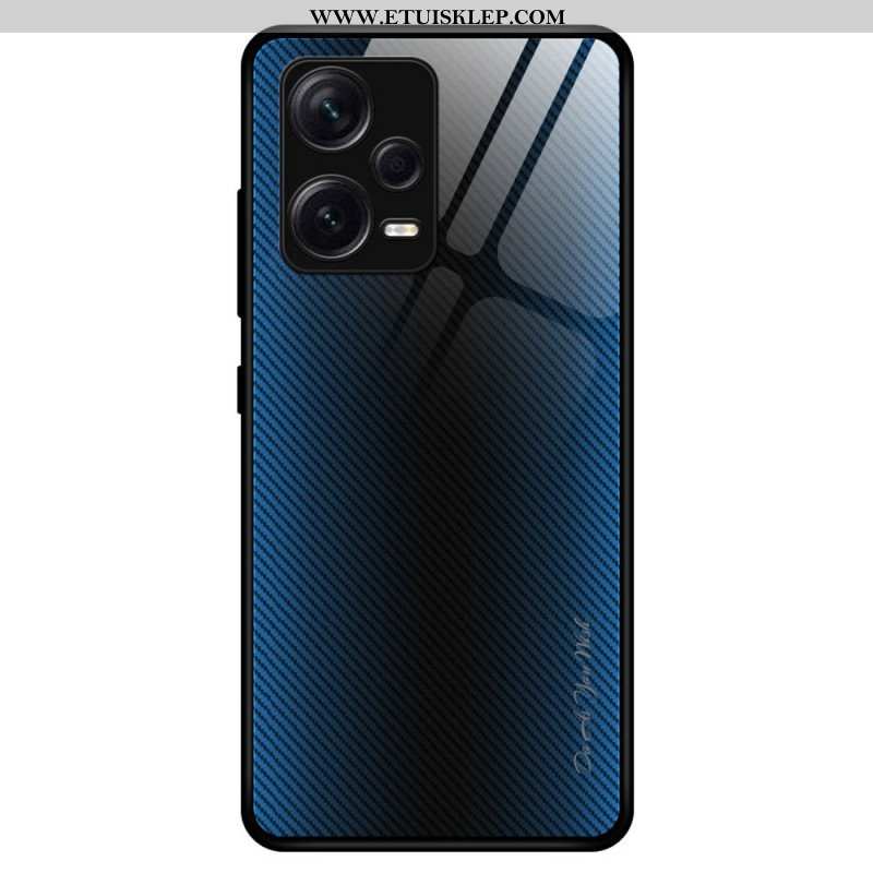 Etui do Xiaomi Redmi Note 12 Pro Plus Szkło Hartowane Z Włókna Węglowego